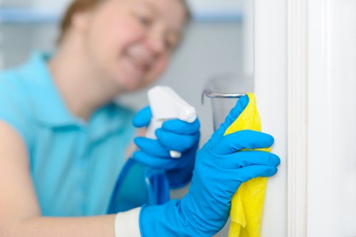 Customer complaint being logged for a carpet cleaning service review