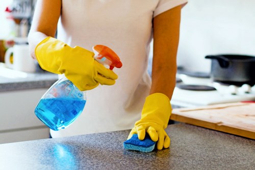 West Hendon Carpet Cleaners team preparing safe carpet cleaning equipment