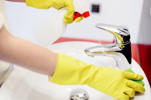Quality check during a carpet cleaning complaint assessment
